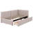 A Twin-Size Upholstered Daybed With Two Storage Drawers-106694262
