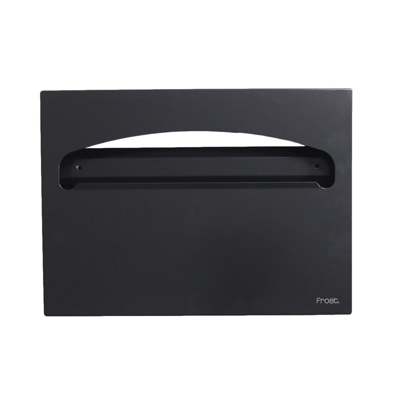 Distributeur de couvre-siège de toilette noir mat
