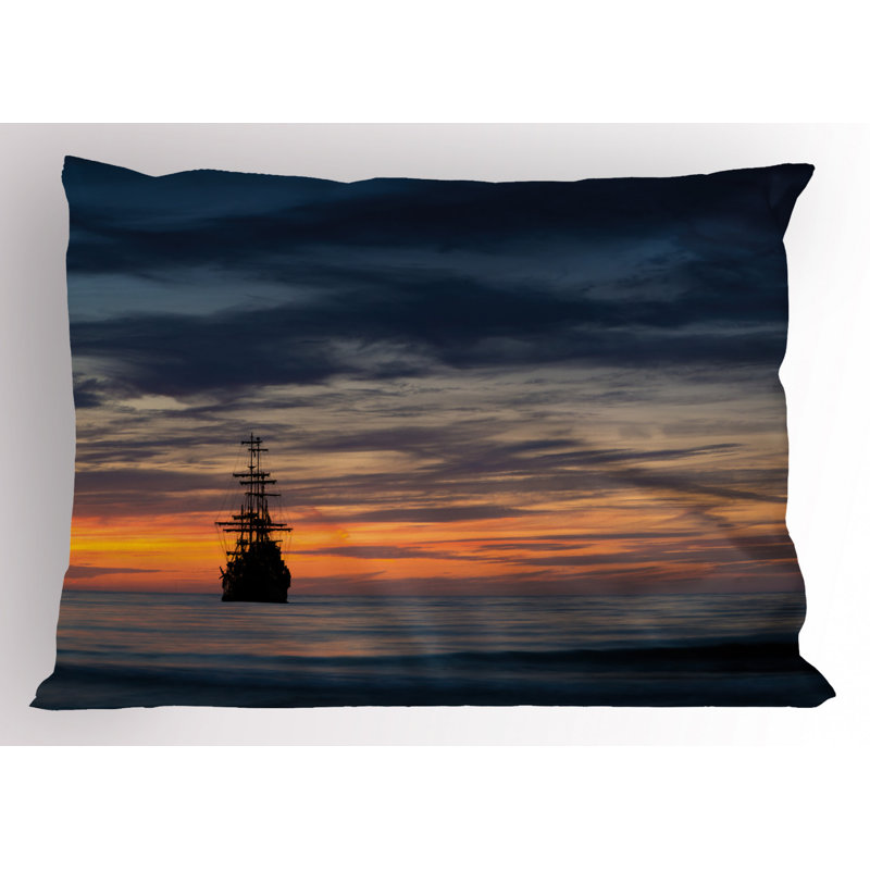Sun Polyester Sham Set, Twin