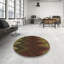 Tapis à chevrons brun / vert forêt-1851983182