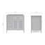 Base de meuble-lavabo simple 37 po Ferree-29920943
