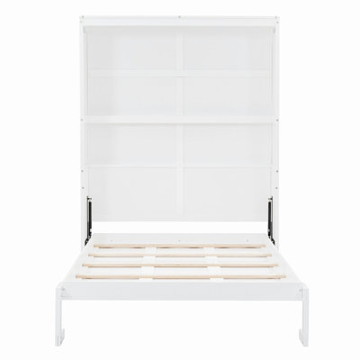 Lit escamotable mural avec tablettes Murphy