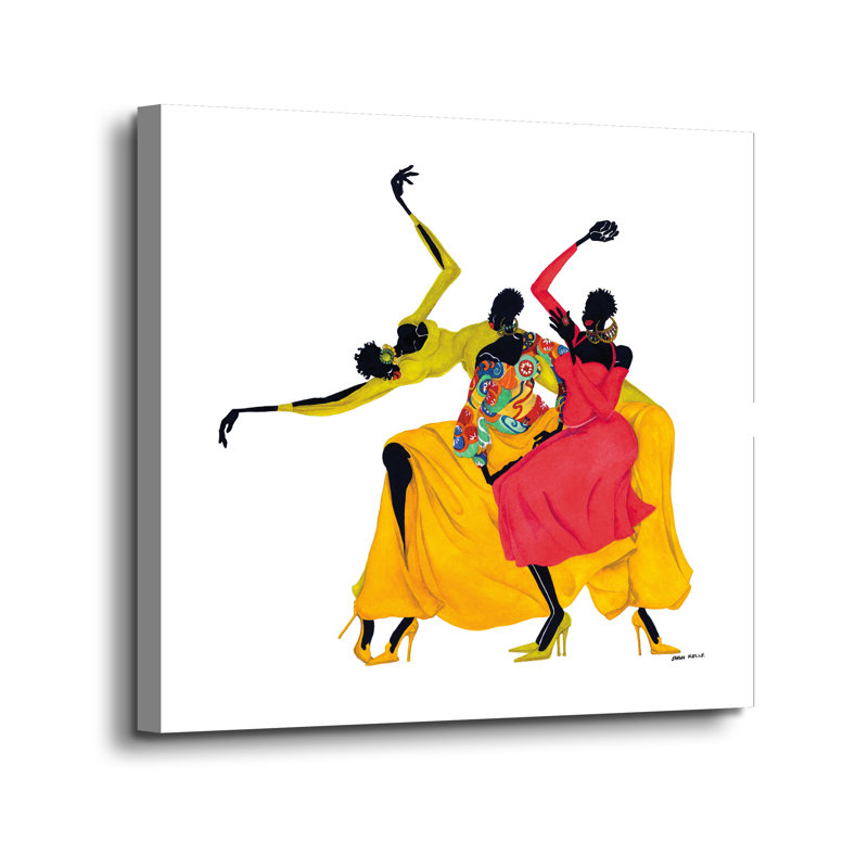 Go Sally Go by Shan sKelly Print on Canvas, Wrapped Canvas, 10" H x 10" W x 2" D