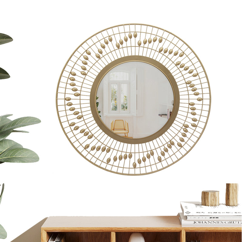 Metal Round Wall Mirror