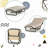Delmar Twin Steel Folding Bed with Mattress