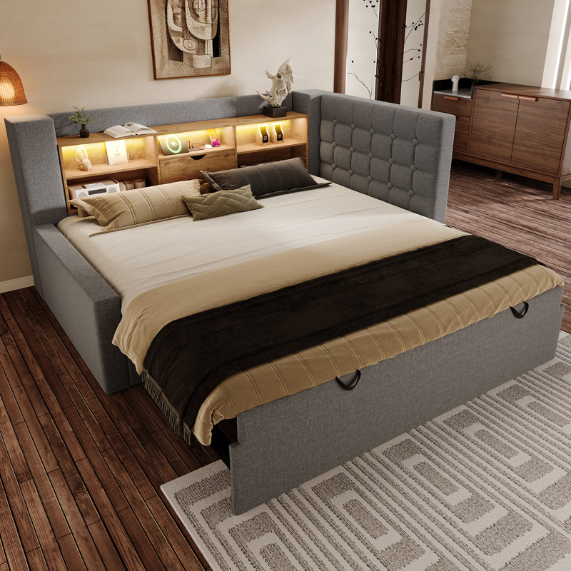 Metal Daybed, Grey