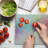Ambesonne Colorful Cutting Board Large Size Abstract Digital Paint Multicolor