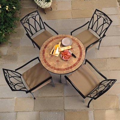 Richmond 4 Seater Dining Set with Cushions