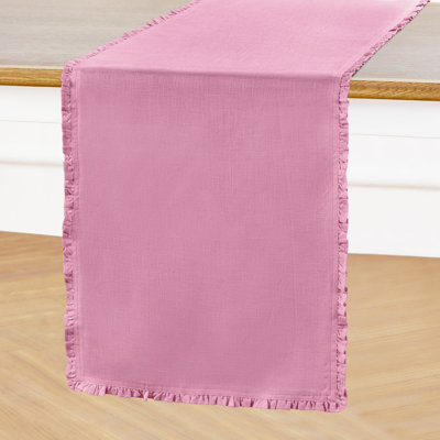 Juliette Ruffle - 100% Pure Linen Table Runner