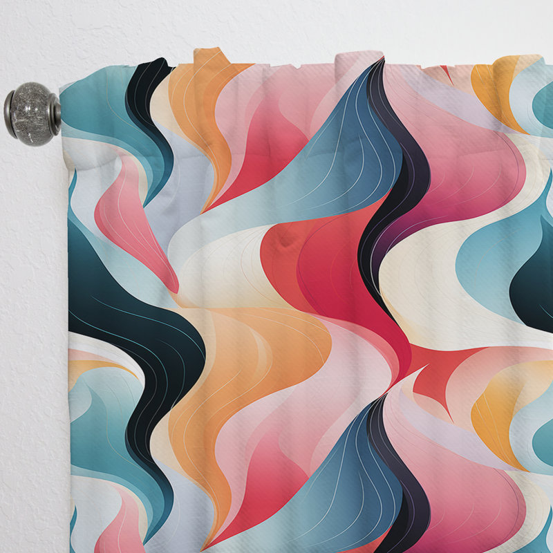 Cosmic Simplicity - Rideau moderne - Velours obscurcissant - 1 panneau, L 52 po x L 108 po