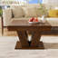 Modern Square Wooden Coffee Table-1400796696