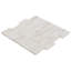 Alaska White Waterfall Polished Marble Tile