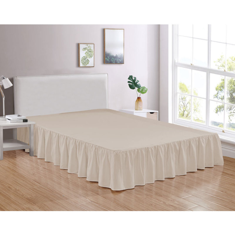 Bedskirt 4 Bed Skirt, California King, Linen