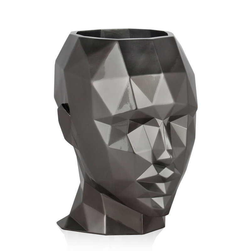 Perse Handmade Table Vase, Anthracite
