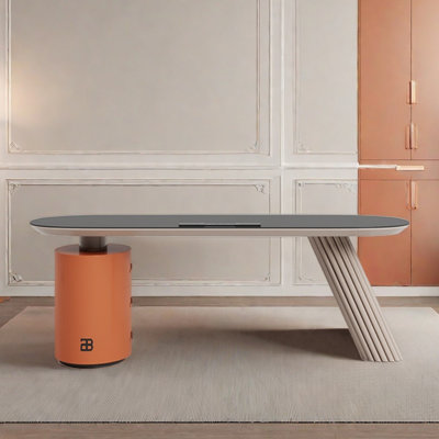 Bureau en granite avec bureau simple