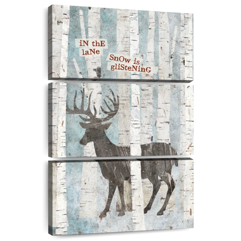 Cerf Brampt Winter Wonderland I, H 38 po x l 24 po