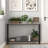 Console Table, Entryway Table With Storage, Industrial Sofa Table With V Design, 2-Tier Narrow Console Table-549872531-537844815