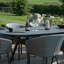 Sladkowski Outdoor Fabric 8 Seat Oval Dining Set-1068220535-1068220532