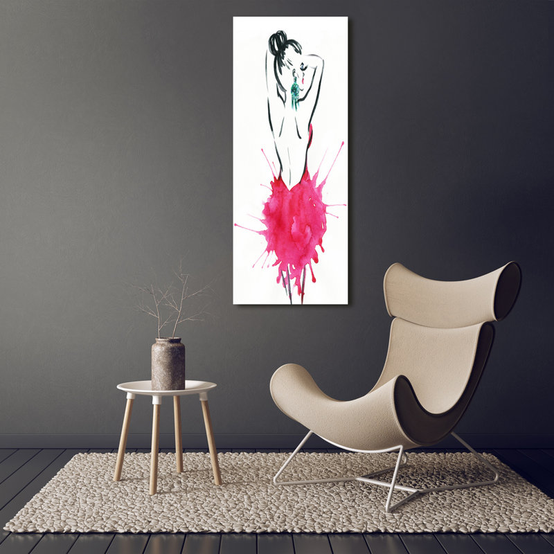 Fashion Illustration - Wrapped Canvas Print