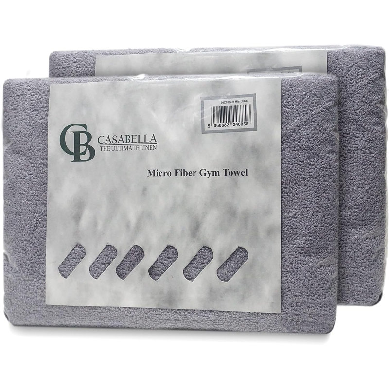 Microfiber Fast Drying Bath sheet, 2, Silver
