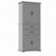 Armoire de rangement avec espace de rangement multifonctionnel, portes avec tablettes de rangement, 2 tiroirs, tablette réglable-763910923