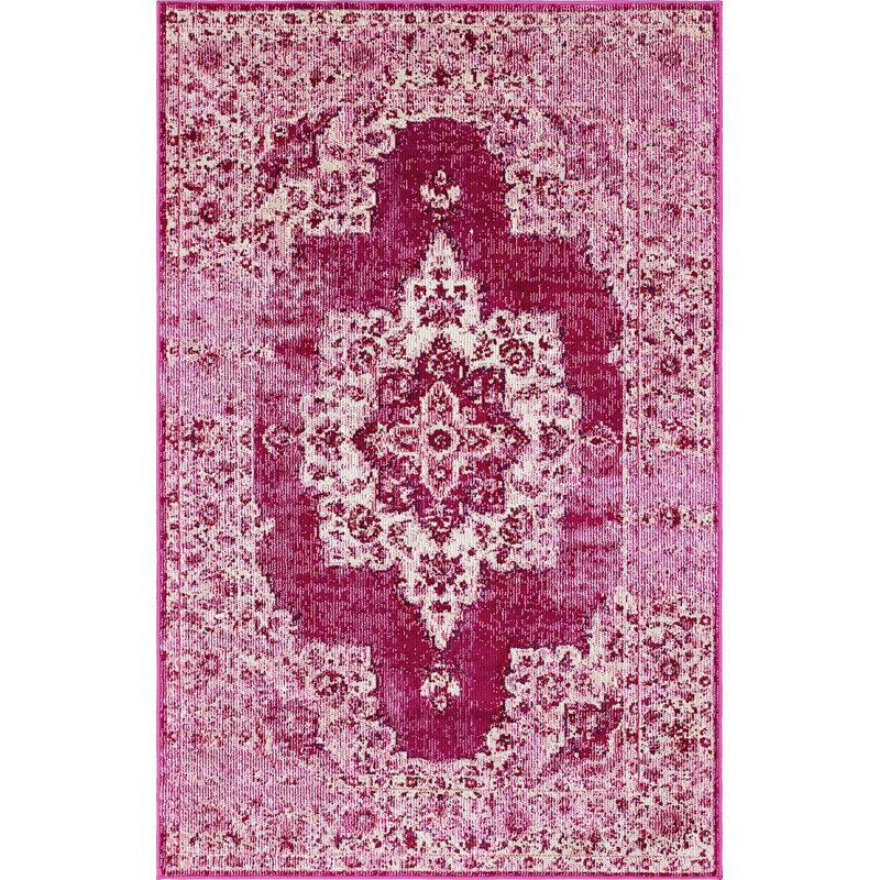 Enderson Ikat Indoor Rug, Rectangle 4' x 6'