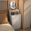 Bureau de coiffeuse 3 en 1 avec miroir et lumière