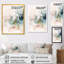 «Green and Cream Essence Of Modernity IV», reproductions de toiles abstraites en marbre-508197992-508197997