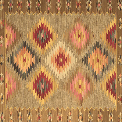 Washable Ikat Indoor Rug