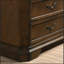Table de chevet 3 tiroirs Traditional