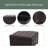 Upholstered Tufted PU Leather Storage Ottoman