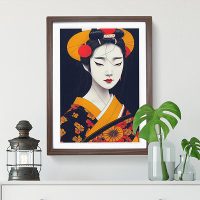 Modern Geisha No.4 - Framed Print
