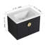 Meuble-lavabo à fermeture en douceur 28 po avec lavabo, pour petite salle de bain-898977805