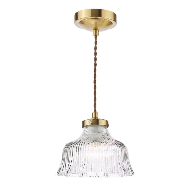 1 - Light Natural Brass Pendant