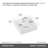 Modern Ceramic Countertop Basin For Bathroom - White Finish Bathrooms Practical Sink