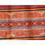 Tapis brun clair / bleu / rouge en laine marocaine noué à la main