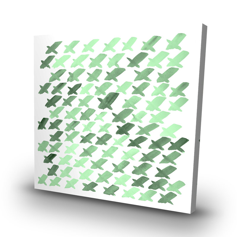 pattern x - 32"x32" art on canvas