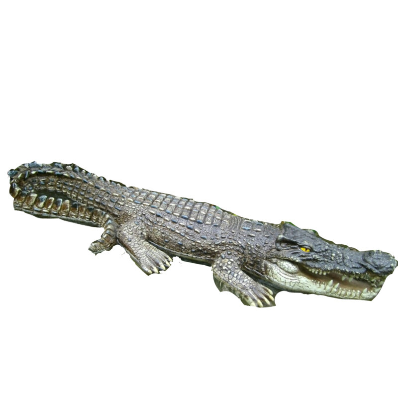 Statue de flotteur de crocodile