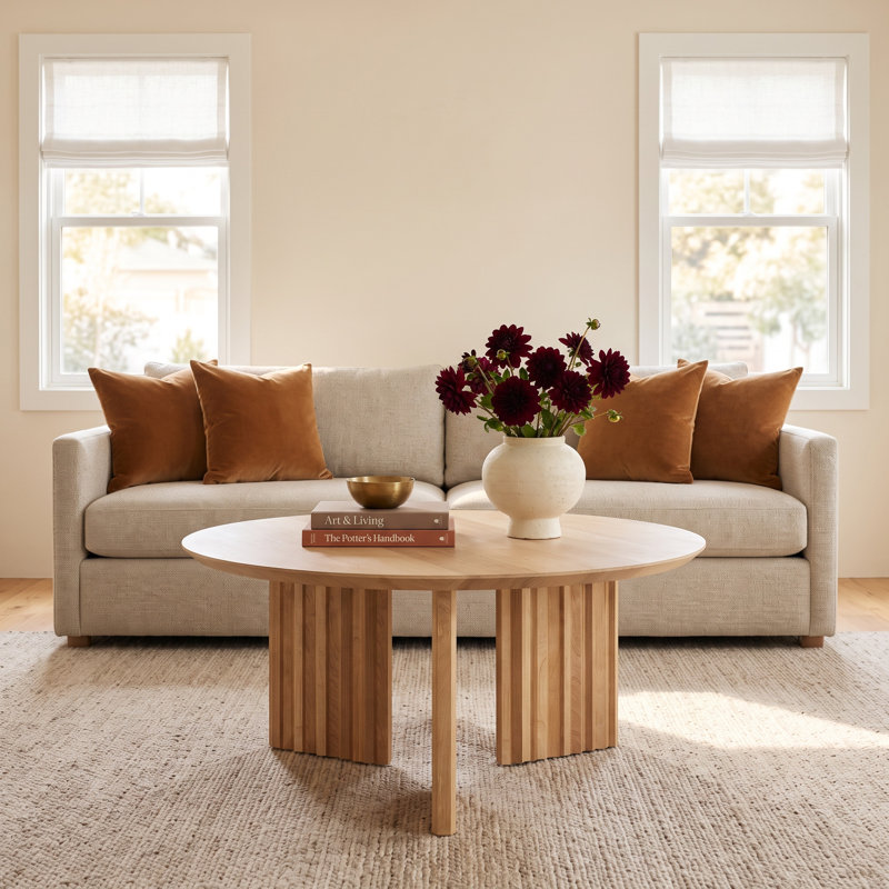 Edianna Modern Coffee Table, Brown