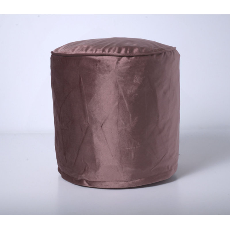 Shimon Cylinder Pouf, Pink