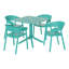 Ensemble repas carré pour 4 personnes-734013254