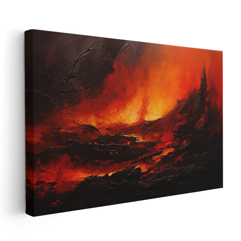 «Angry Volcano», H 40 po x l 60 po