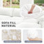 Canapé modulaire rembourré en nuage, canapé confortable et moderne, rembourré de duvet, sièges profonds convertibles pour salon, salon, chambre à coucher-687884742