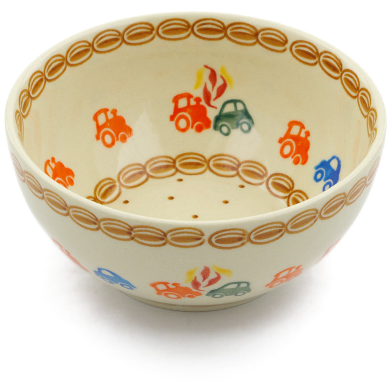 Polish Pottery Stoneware 24 oz Salad Bowl