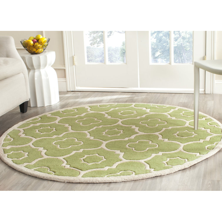 Carolene Hand Tufted Wool Geometric Rug