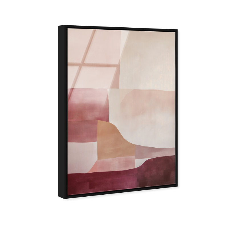 Ruby Dreams II High-Gloss Frameless Acrylic Glass Wall Art Abstract Print by Oliver Gal, Ready to Hang, 10 x 15, 25"H x 17"W