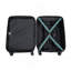 Valise légère 20 ", roues pivotantes, vert