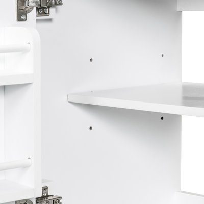 Meuble-lavabo de salle de bain avec lavabo en céramique