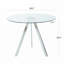 Modern Minimalist Round Glass Dining Table-1253103293-1272939540