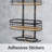 Hanging and Mounting / Installation Required Bamboo Shower Caddy